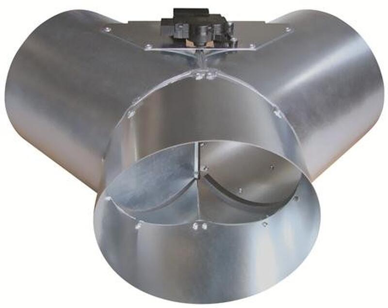 Motorised damper to integrate into the moistureMASTER controls 